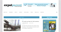 Desktop Screenshot of expat-parent.com